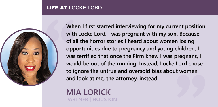 Mia Lorick - Life at Locke Lord
