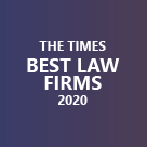 The Times Best Law Firms 2020