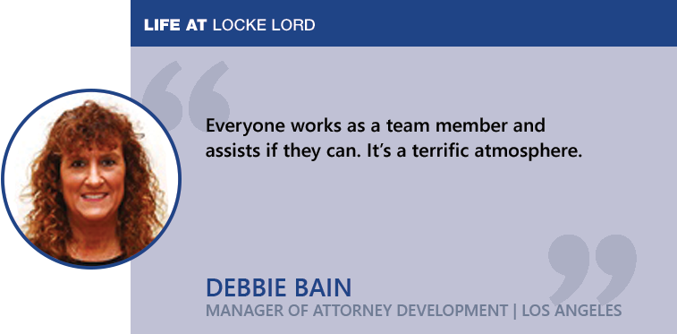 Debbie Bain - Life at Locke Lord