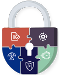 Privacy and Cybersecurity Padlock